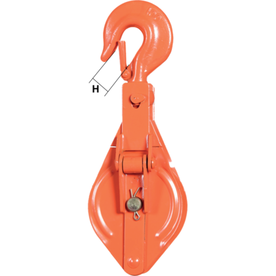 KBH steel wire rope snatch block REMA
